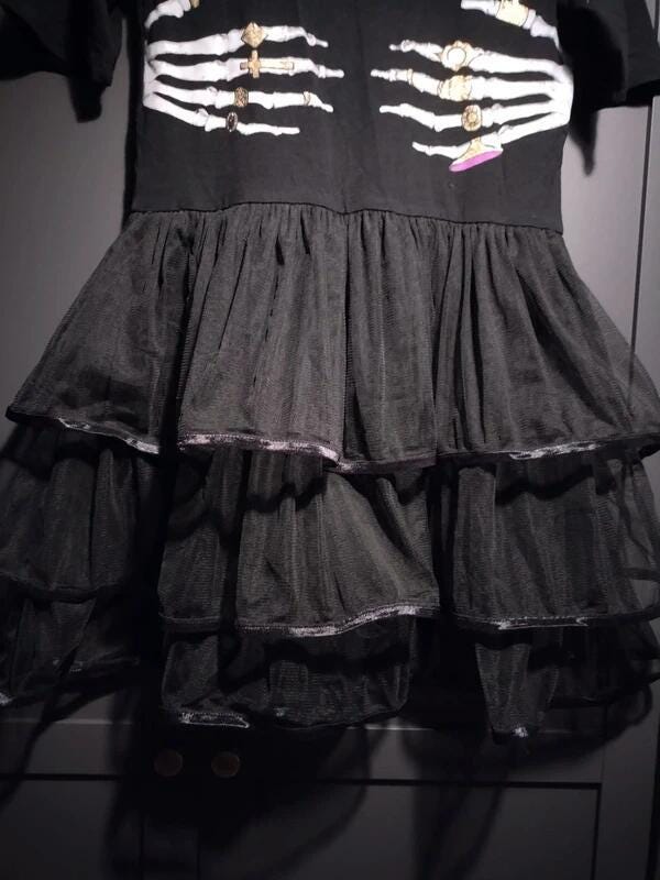 SAPPHIRE GLITZ death groper tutu rocker dress